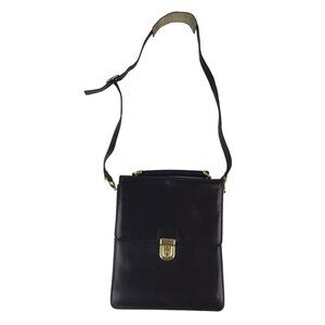 Lewa Womens Brown‎ Lederwaren Leather Crossbody Strap Shoulder Bag Size M